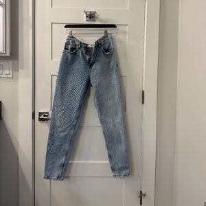 Mango High Rise Light Blue Jeans